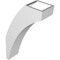 Ekena Millwork 4-in. W x 10-in. D x 18-in. H Thorton Architectural Grade PVC Knee Brace BRCP04X10X18THR - alternate 5